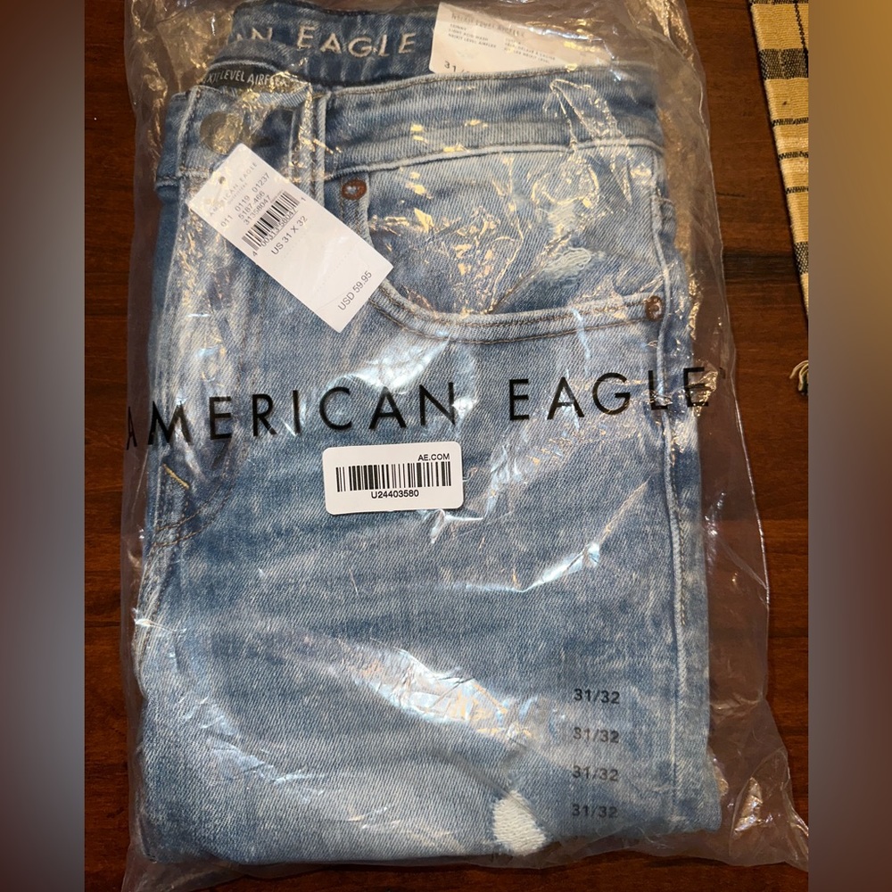 Mens American Eagle Jeans Size 31x32 Acid Wash